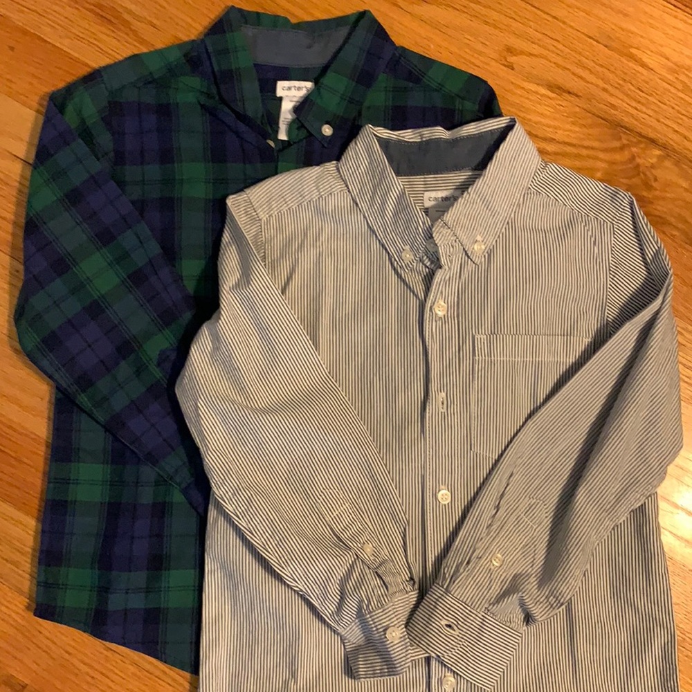 2 Carter’s Button Downs